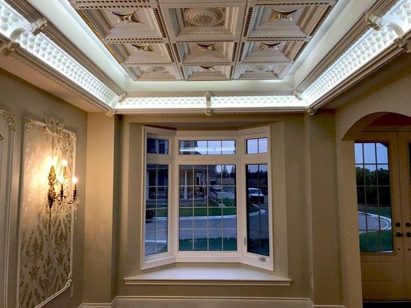 TLK Luxury Custom Homes - Luxury Wooden Ceiling Tiles
